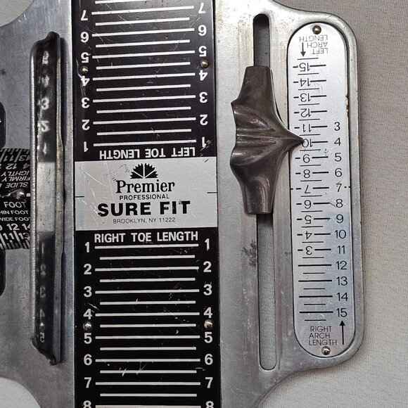Sure Fit Premier Professional Men's Foot Measuring Shoe Fitting Device - USA - Picture 5 of 6